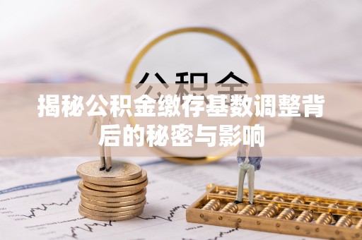 靖安揭秘公积金缴存基数调整背后的秘密与影响