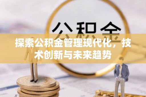 靖安探索公积金管理现代化，技术创新与未来趋势