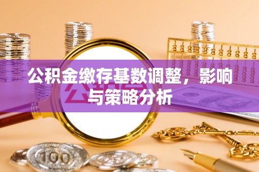 靖安公积金缴存基数调整，影响与策略分析