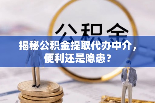靖安揭秘公积金提取代办中介，便利还是隐患？