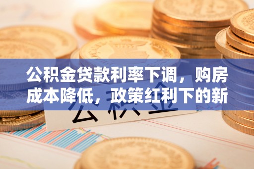靖安公积金贷款利率下调，购房成本降低，政策红利下的新机遇
