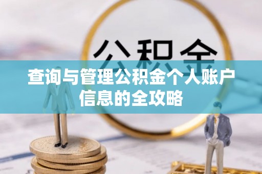 靖安查询与管理公积金个人账户信息的全攻略