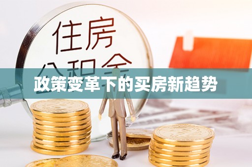 靖安政策变革下的买房新趋势