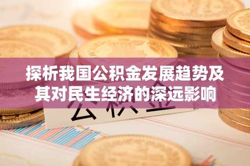 靖安探析我国公积金发展趋势及其对民生经济的深远影响