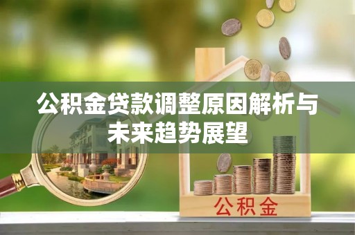 靖安公积金贷款调整原因解析与未来趋势展望