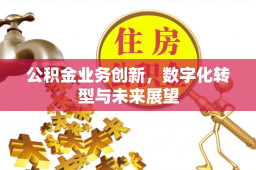 靖安公积金业务创新，数字化转型与未来展望