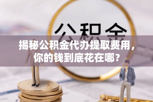 靖安揭秘公积金代办提取费用，你的钱到底花在哪？