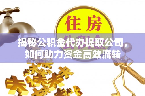 靖安揭秘公积金代办提取公司，如何助力资金高效流转