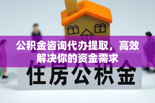 靖安公积金咨询代办提取，高效解决你的资金需求