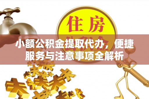 靖安小额公积金提取代办，便捷服务与注意事项全解析