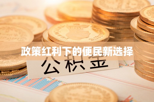 靖安政策红利下的便民新选择