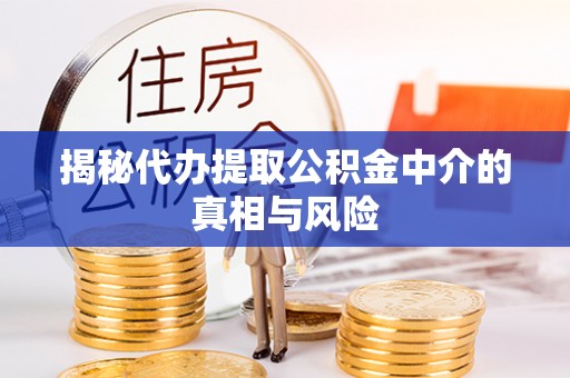 靖安揭秘代办提取公积金中介的真相与风险