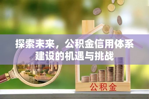 靖安探索未来，公积金信用体系建设的机遇与挑战