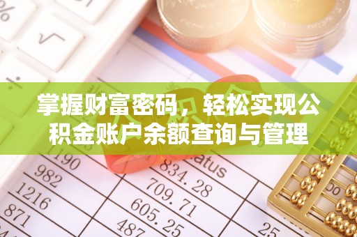 靖安掌握财富密码，轻松实现公积金账户余额查询与管理