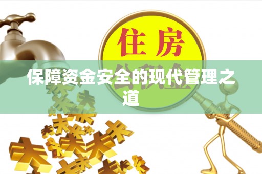 靖安保障资金安全的现代管理之道