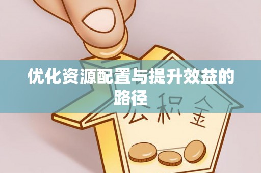 靖安优化资源配置与提升效益的路径