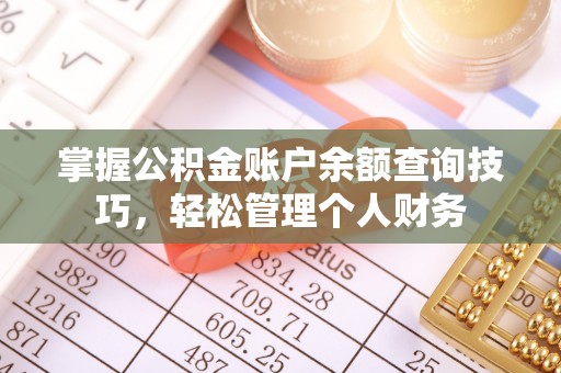 靖安掌握公积金账户余额查询技巧，轻松管理个人财务