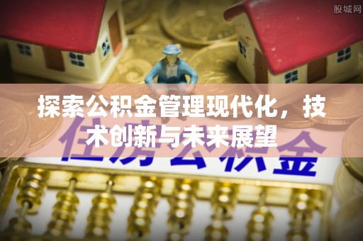 靖安探索公积金管理现代化，技术创新与未来展望