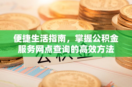 靖安便捷生活指南，掌握公积金服务网点查询的高效方法