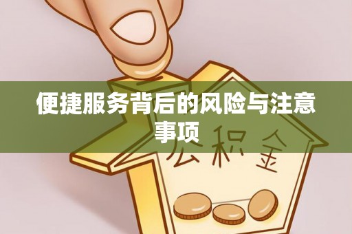 靖安便捷服务背后的风险与注意事项